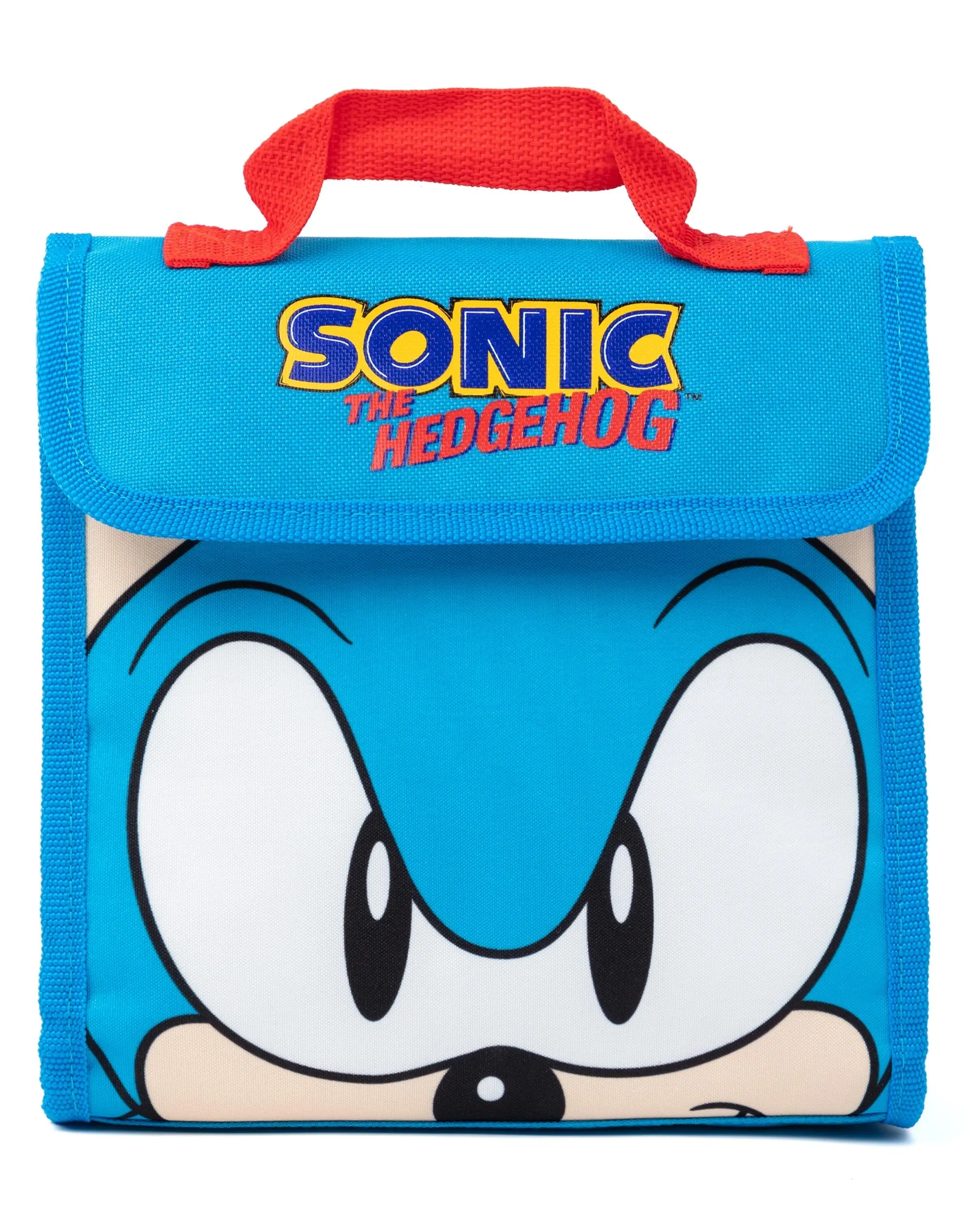 Sonic the Hedgehog Character Front Unisex Kids Blue 4 Piece Backpack Set