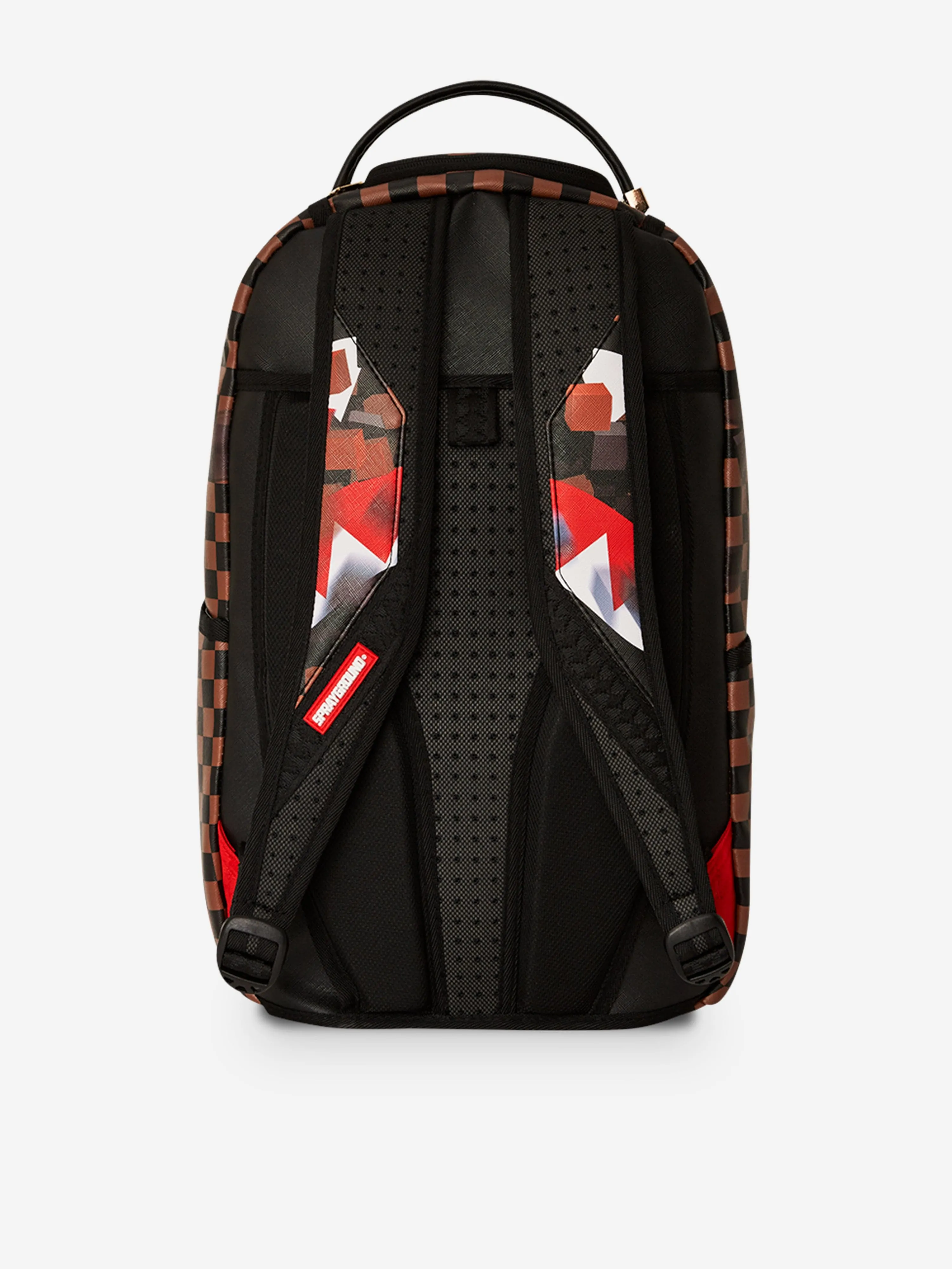 Sprayground Kids Transformers Checkered Backpack in Brown (46cm)