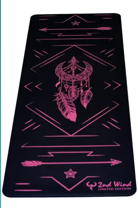 Sticky Yoga Mat- Pink Black BOHO