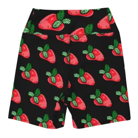 Strawbaerry Yoga Shorts