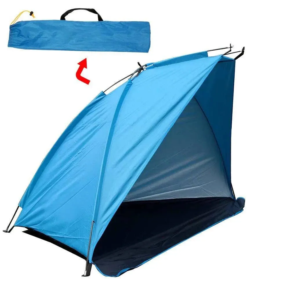 Summer Beach Tent Outdoor Camping Tent Anti UV Sunshade Shelter for Fishing Picnic Beach Park Sports Fishing Tent