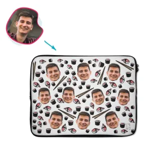 Sushi Personalized Laptop Sleeve