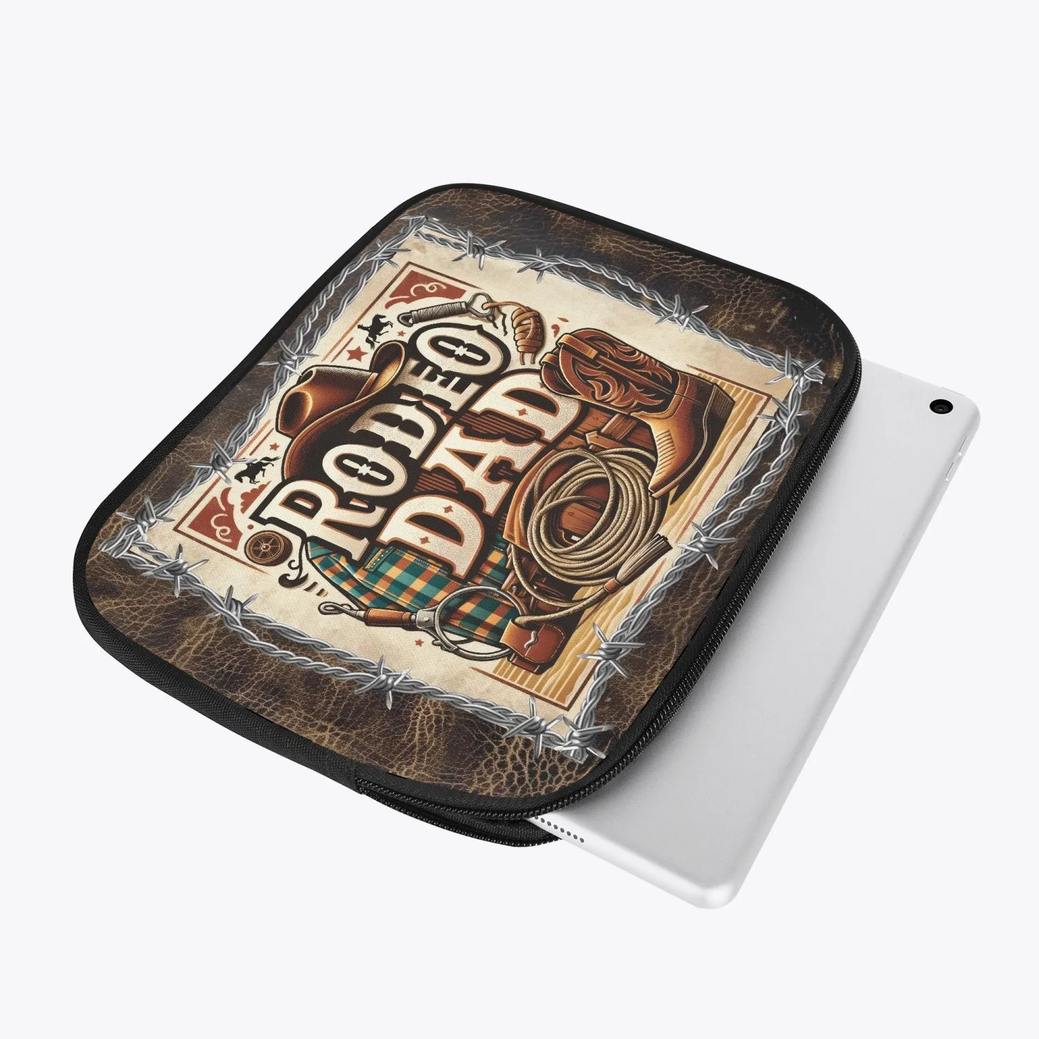 Tablet Sleeve - Country and Western, Rodeo Dad, awd-610