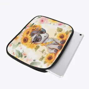 Tablet Sleeve - Donkey, Sunflowers, awd-655