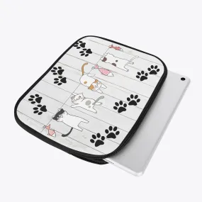 Tablet Sleeve -Hanging Cats, awd-665