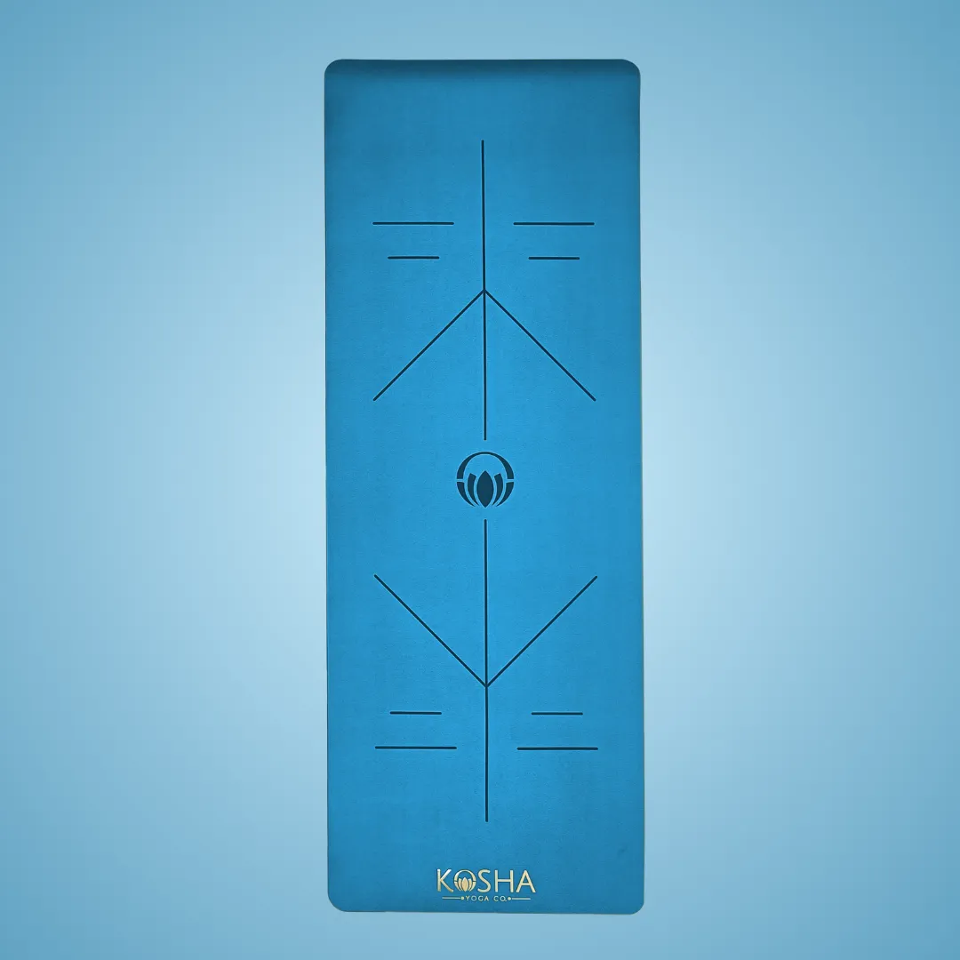 Teal PUre Align Yoga Mat