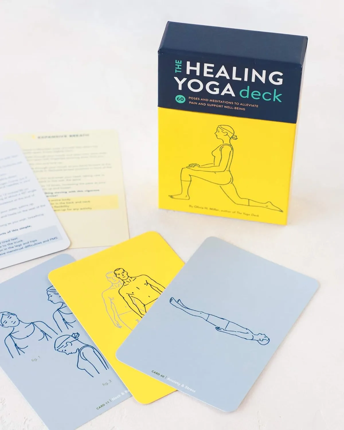 The Healing Yoga Deck: 60 Poses and Meditations to Alleviate Pain and Support Well-Being