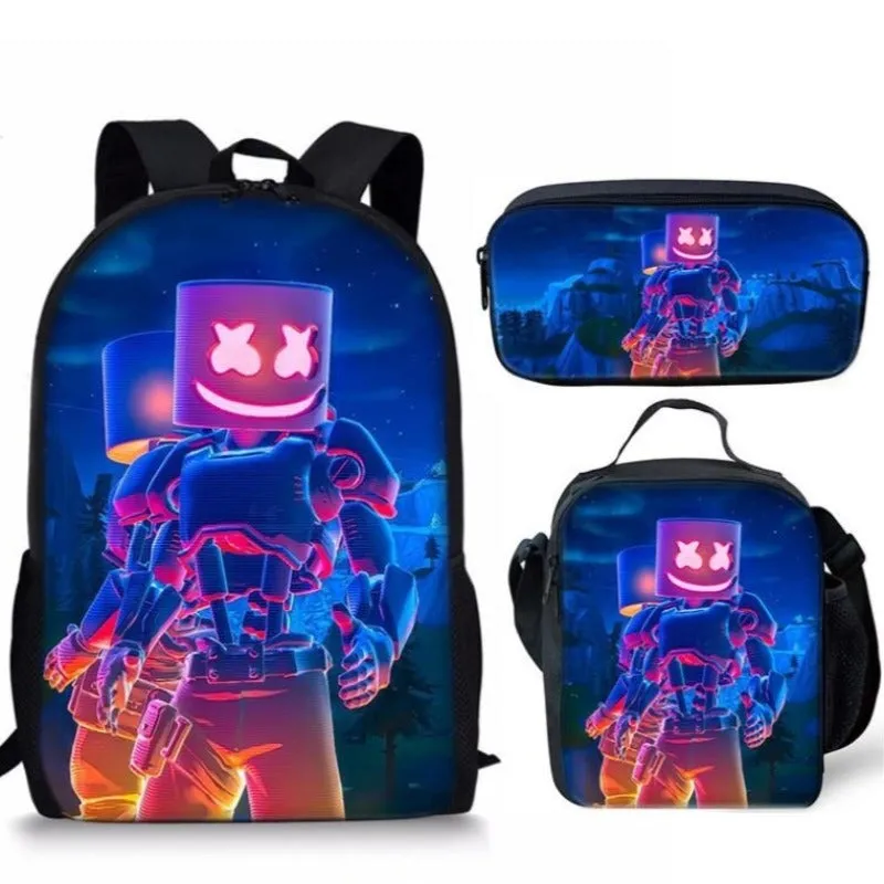 The Marshmello 3 PCS Printed Bag