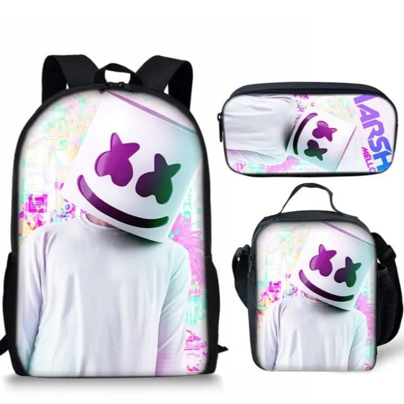 The Marshmello 3 PCS Printed Bag