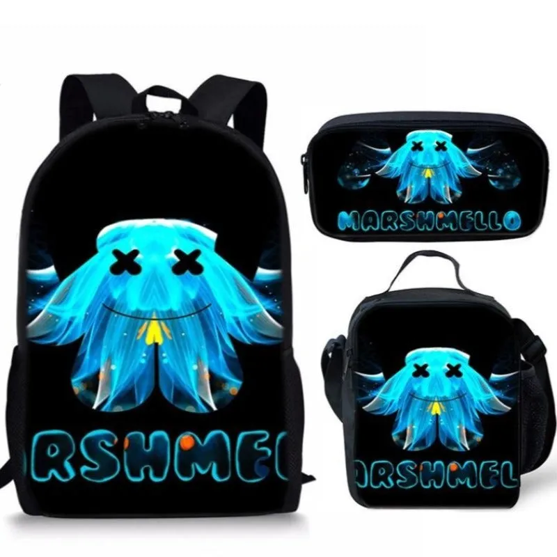 The Marshmello 3 PCS Printed Bag