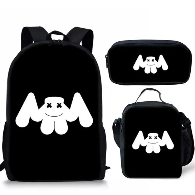 The Marshmello 3 PCS Printed Bag