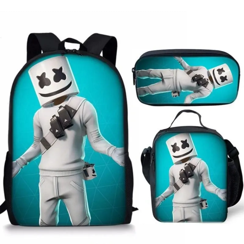 The Marshmello 3 PCS Printed Bag