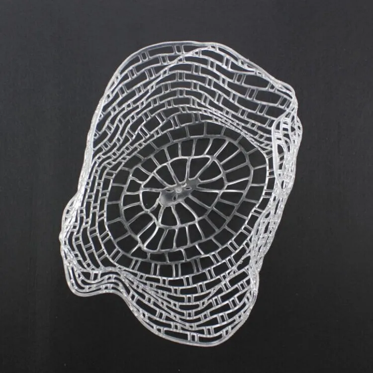 Transparent Soft Rubber Fishing Net Replacement Bag, Size: Large 120cm