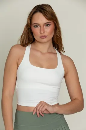 Whiteout Criss Cross Back Yoga Tank