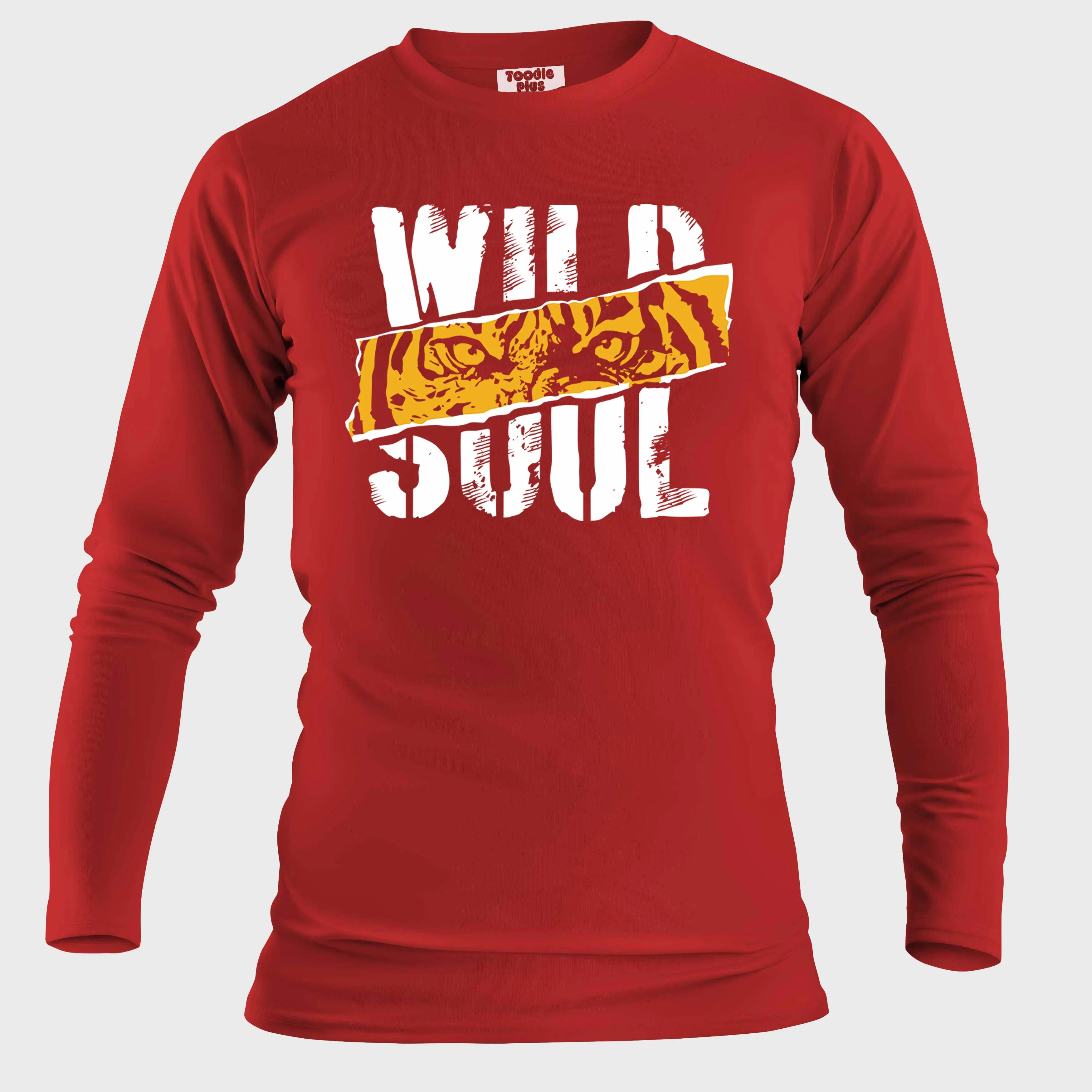 Wild Tiger Plus Size Full Sleeve T-shirt