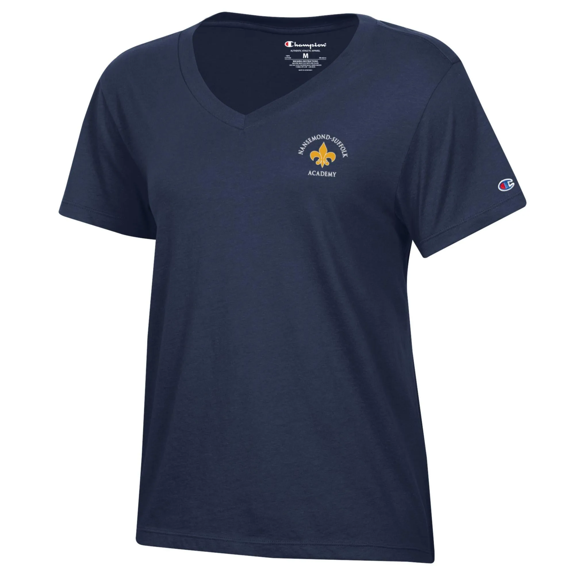 Women's Core Short Sleeve Tee - V-Neck  - Navy