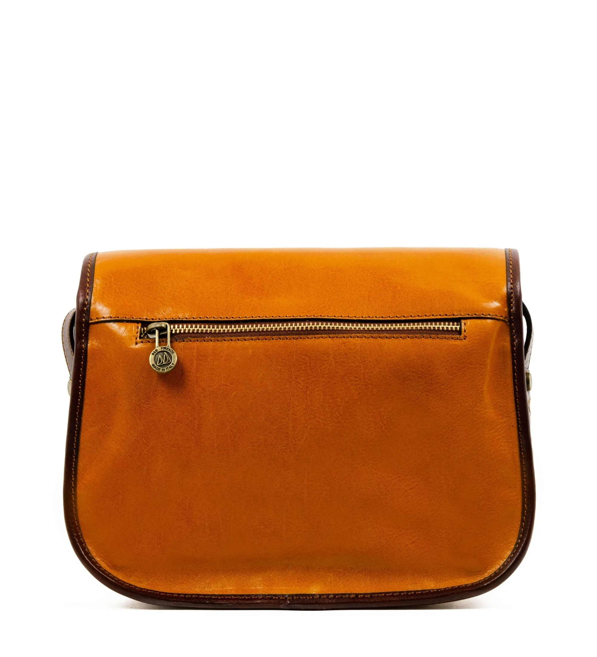 Womens Leather Saddle Bag - The Paris Wife