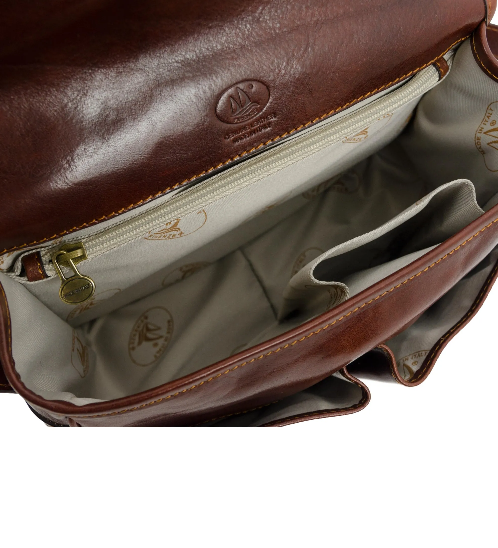 Womens Leather Saddle Bag - The Paris Wife