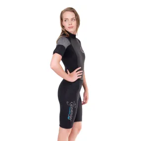 Women's Navigator Shorty Wetsuit - Black