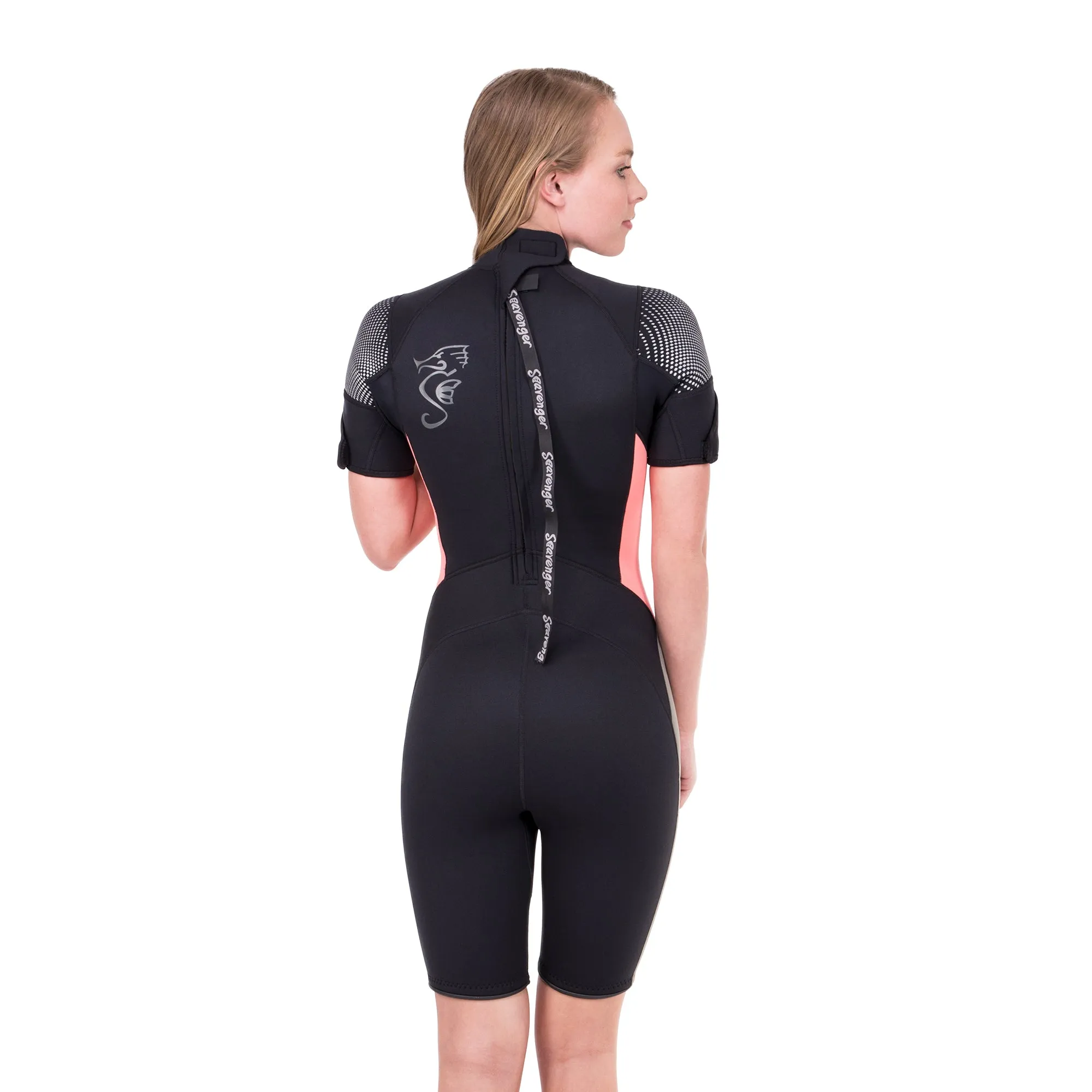 Women's Navigator Shorty Wetsuit - Coral