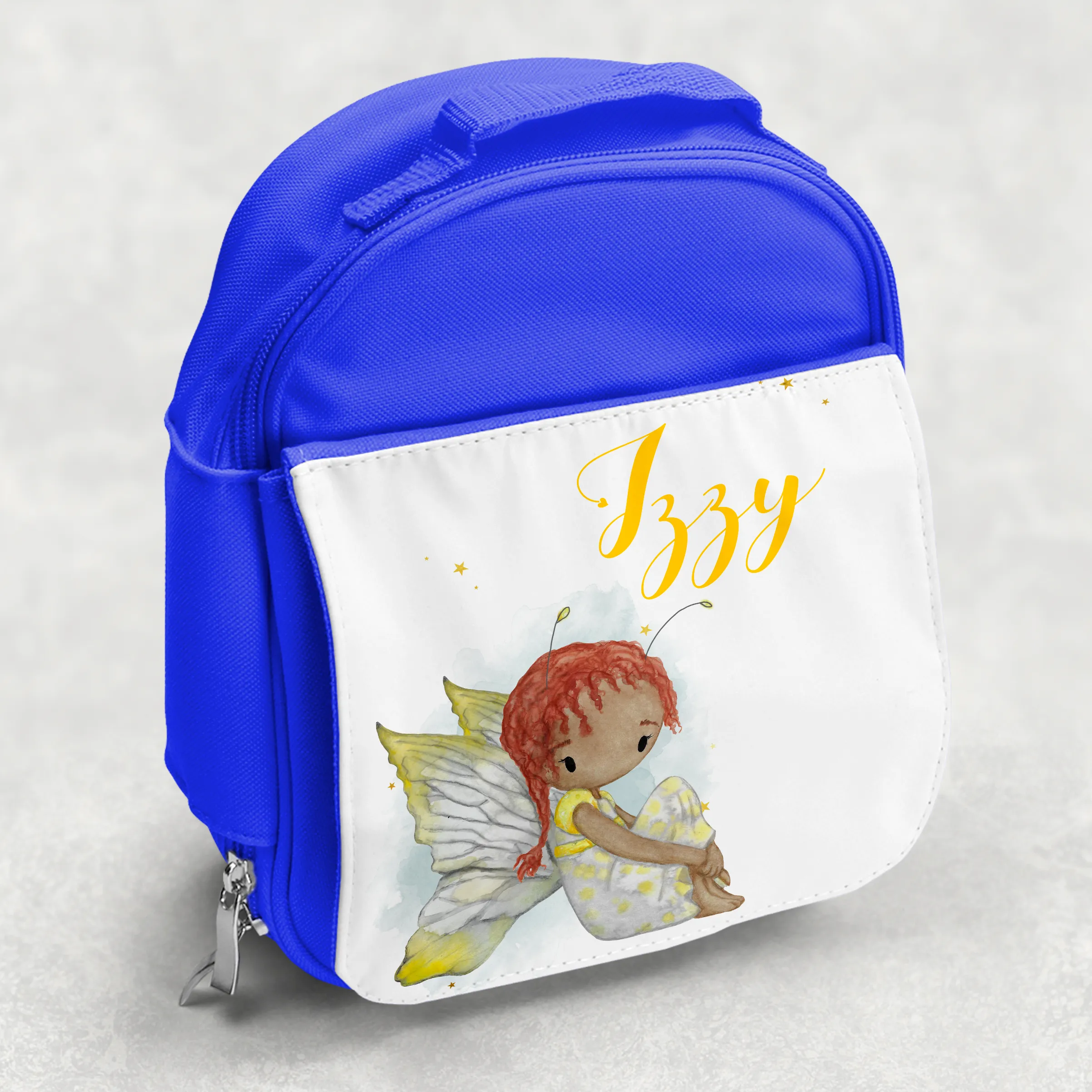 Yellow Fairy Personalised Kids Insulated Lunch Bag