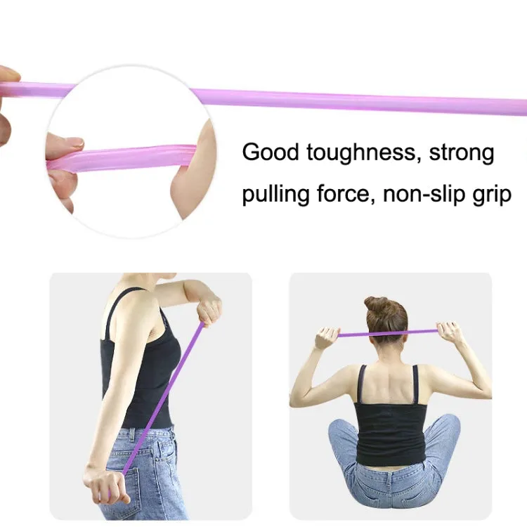 Yoga Body Sculpting Stretch Rope Multi-purpose Sports Puller(Purple)