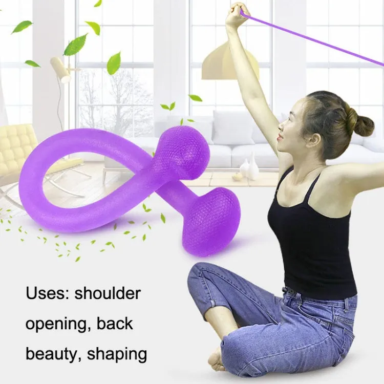 Yoga Body Sculpting Stretch Rope Multi-purpose Sports Puller(Purple)