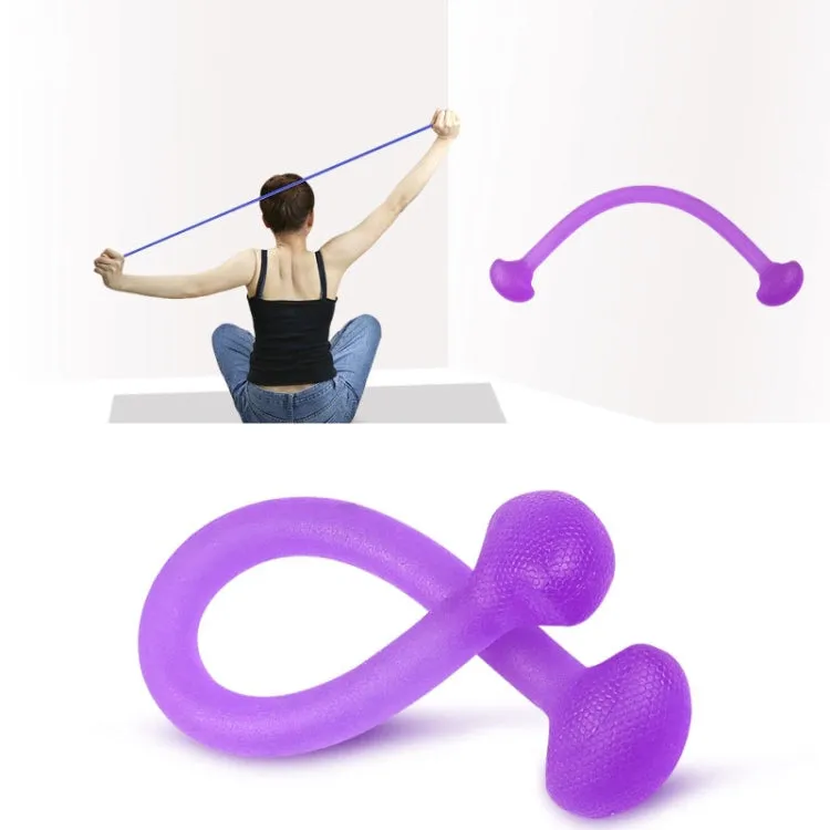 Yoga Body Sculpting Stretch Rope Multi-purpose Sports Puller(Purple)