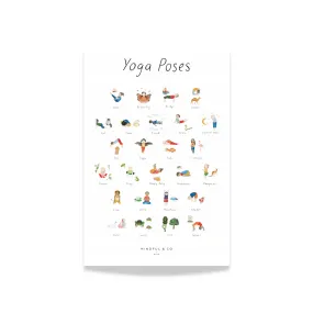 Yoga Poses Print