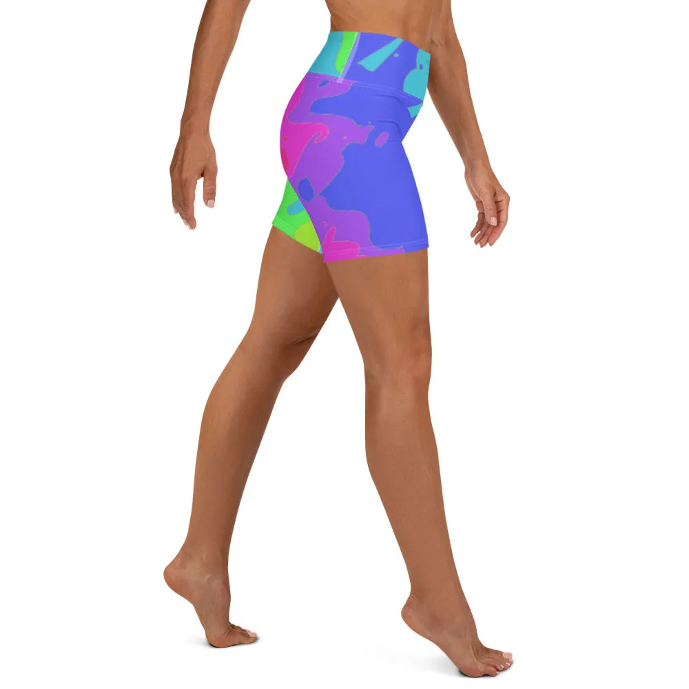 Yoga Shorts Tie Dye