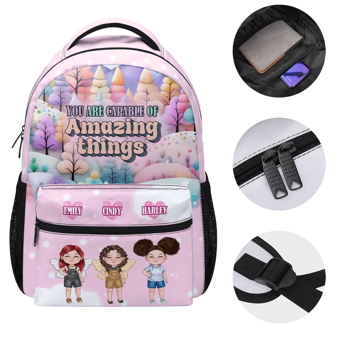 You Are Capable Of Amazing Things - Personalized Backpack SBHN50