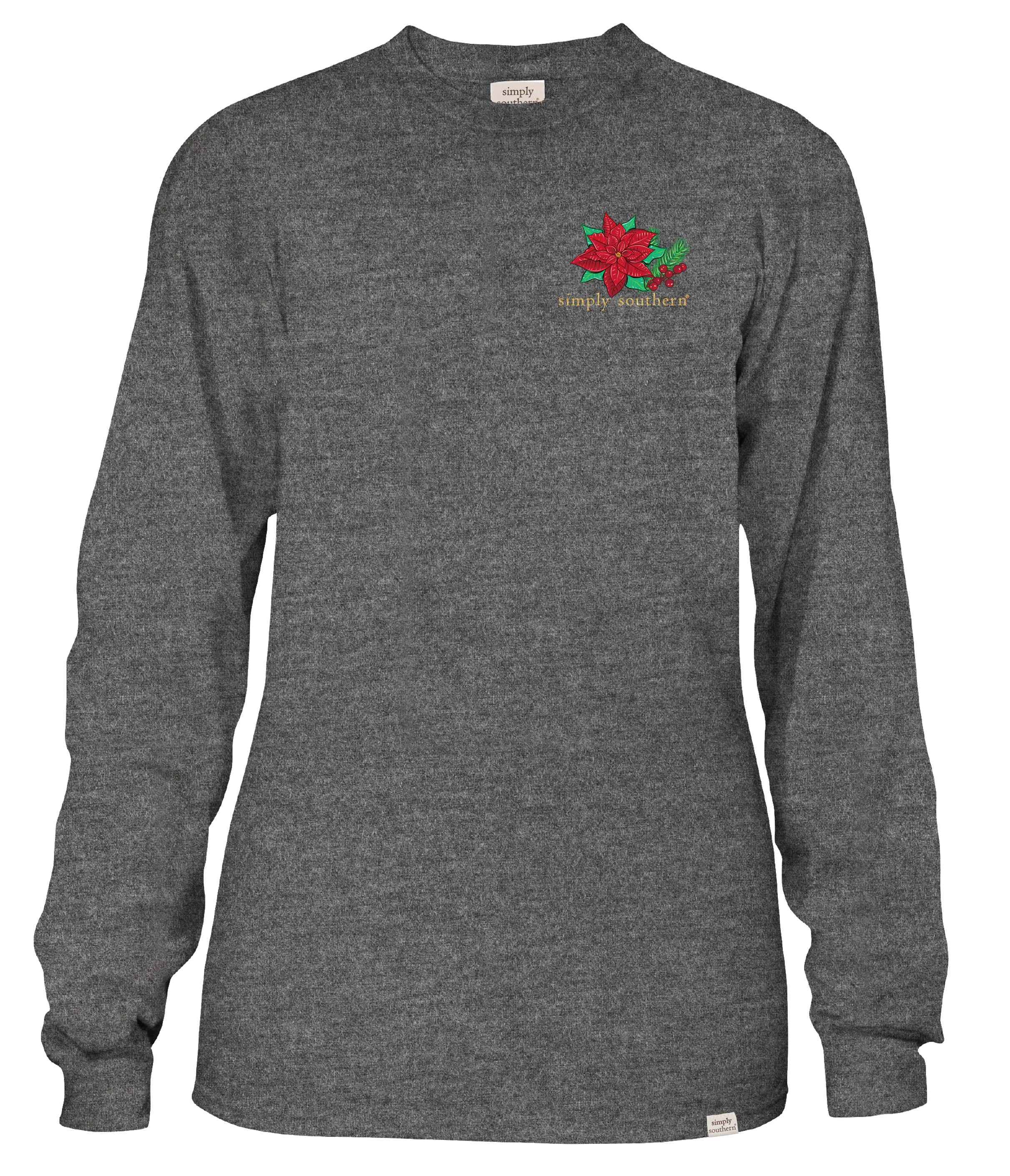 Youth 'Merry Christmas' Cardinals Long Sleeve Tee by Simply Southern