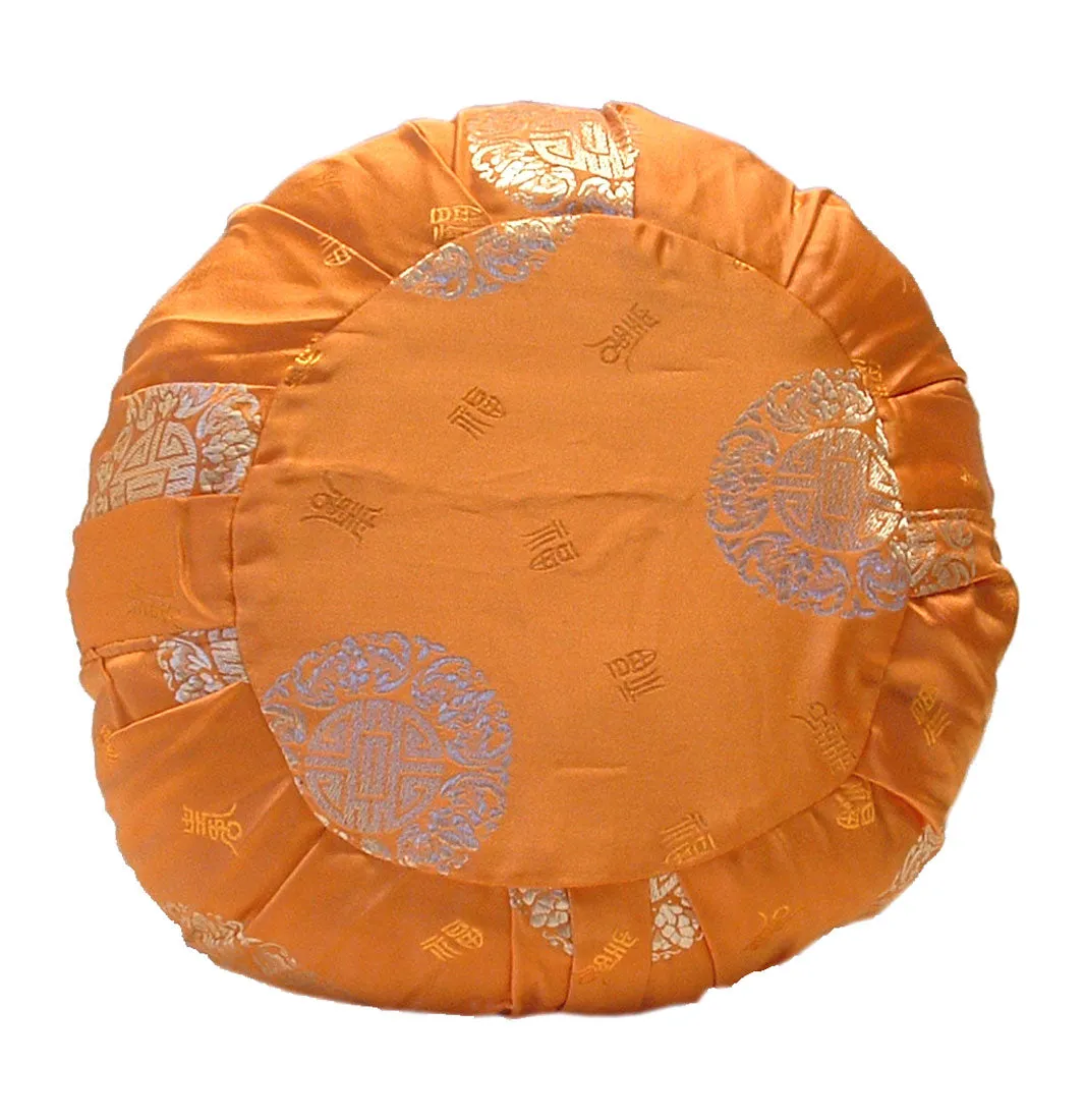 Zen Zafu Yoga & Meditation Cushion with Silk Brocade Cover