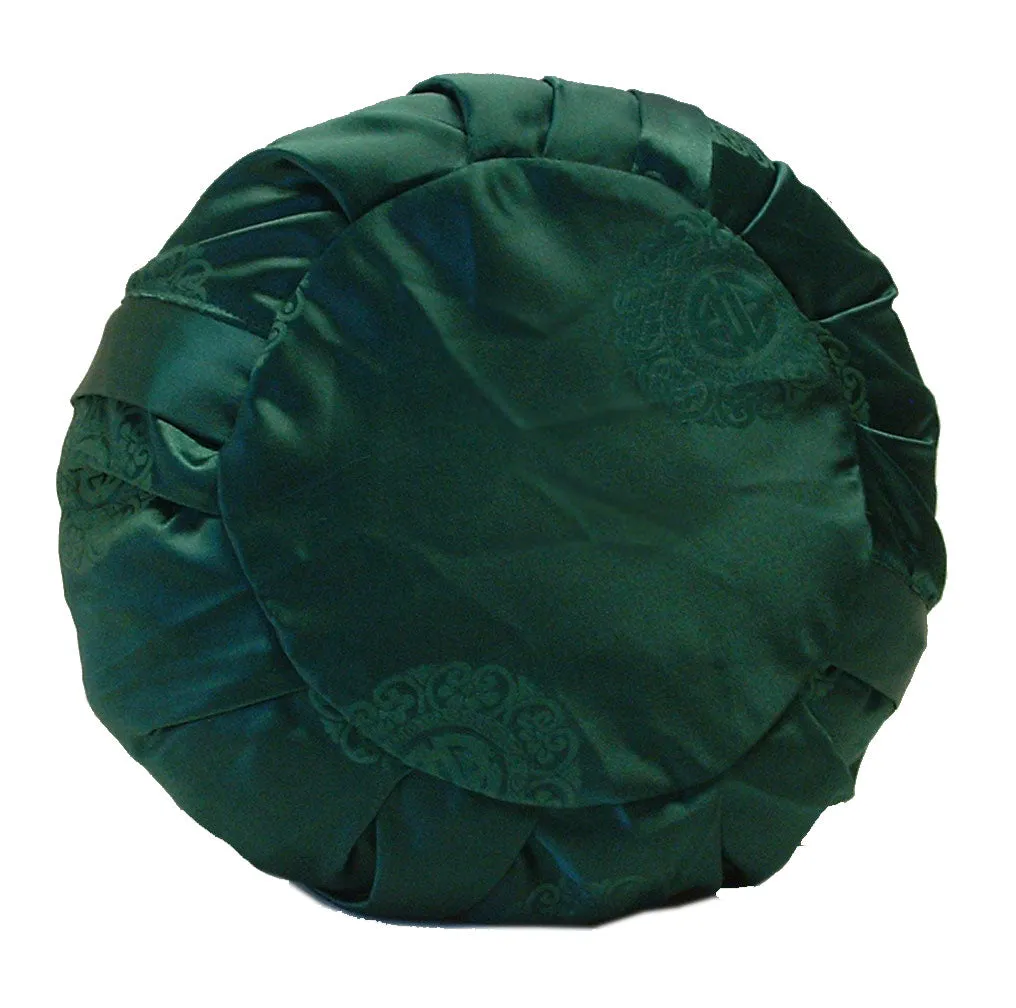 Zen Zafu Yoga & Meditation Cushion with Silk Brocade Cover