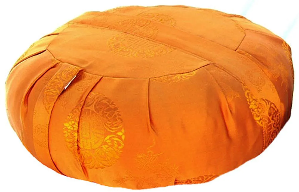 Zen Zafu Yoga & Meditation Cushion with Silk Brocade Cover