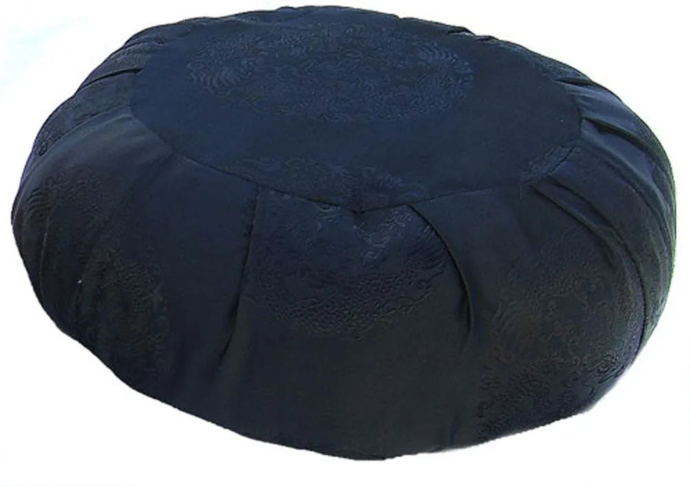 Zen Zafu Yoga & Meditation Cushion with Silk Brocade Cover