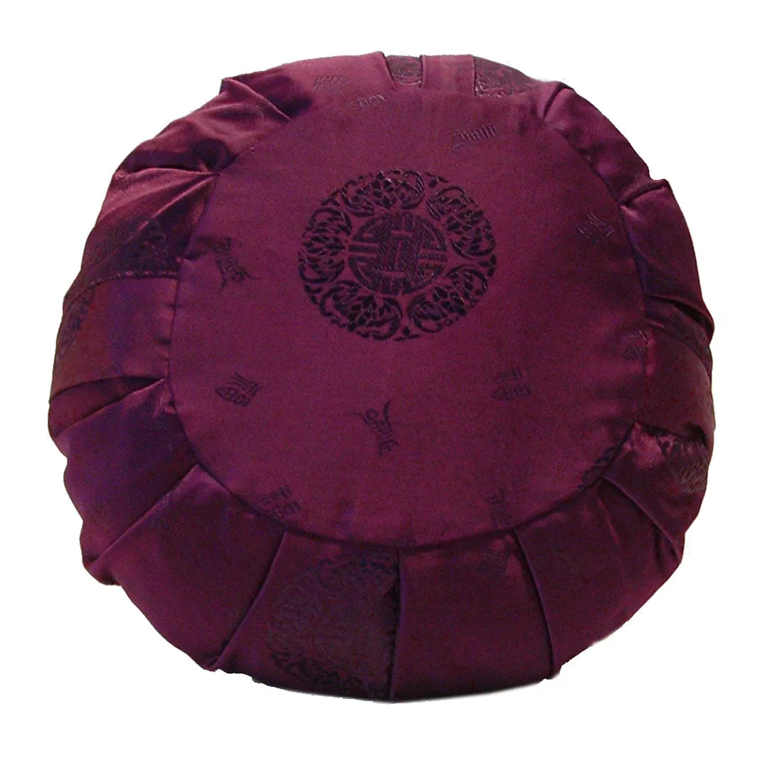 Zen Zafu Yoga & Meditation Cushion with Silk Brocade Cover