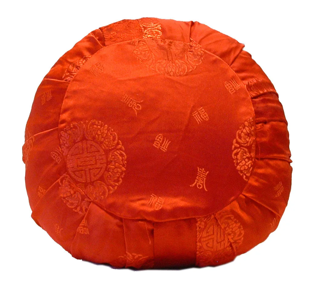 Zen Zafu Yoga & Meditation Cushion with Silk Brocade Cover