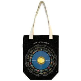 Zodiac Chart Tote Bag